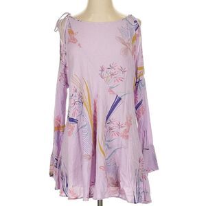 Free-people Women's Purple and Pink Dress